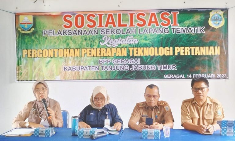 Dukung Genta Organik Kabupaten Tanjung Jabung Timur Gelar Sekolah