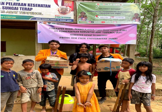 Dokumentasi Setelah Kegiatan Pemberdayaan Suku Anak Dalam di Desa Sungai Terap , Kecamatan Batin XXIV, Kabupaten Sarolangun, Provinsi Jambi.