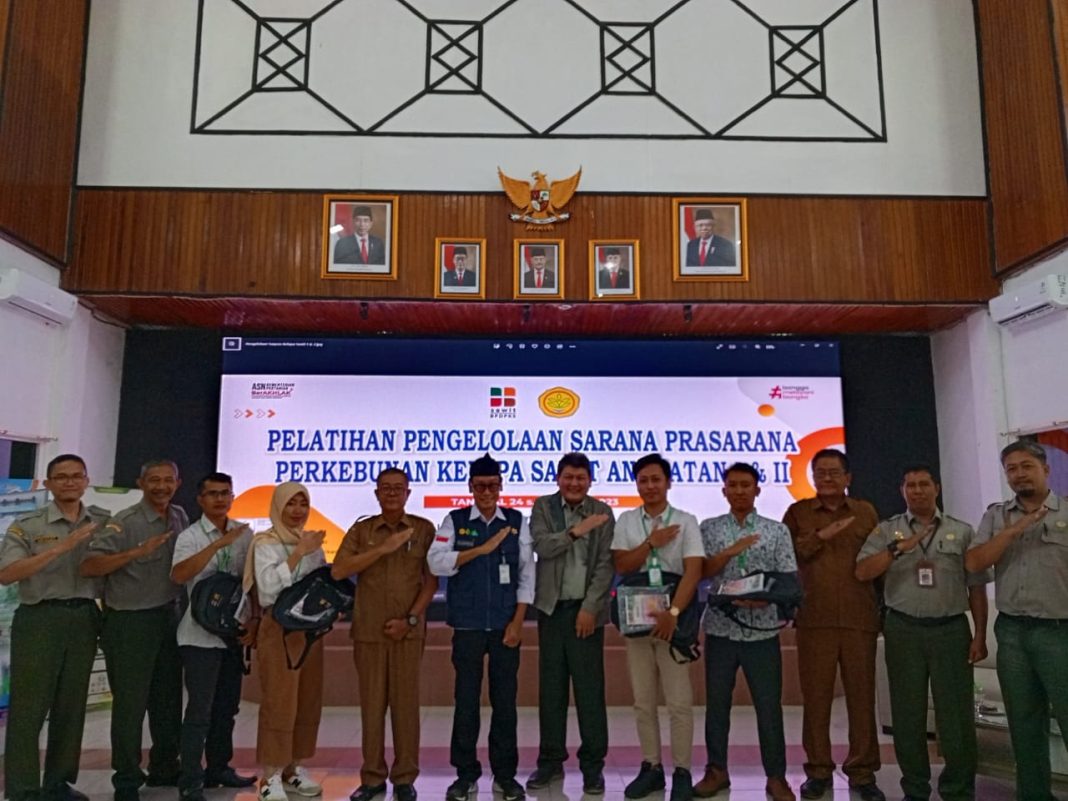pelatihan Pengelolaan Sarana Prasarana perkebunan Kelapa Sawit Angkatan I dan II.