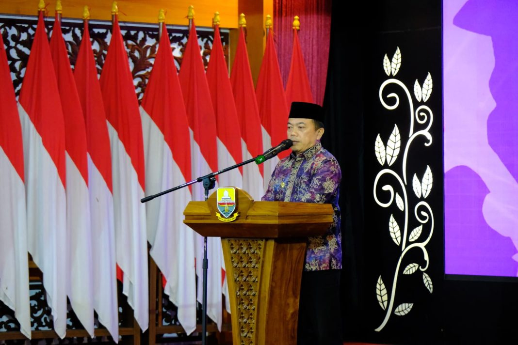 Gala Dinner Pimpinan Perguruan Tinggi Keagamaan Islam Negeri Se-Sumatera dalam kegiatan Pekan Kreativitas Mahasiswa III. Acara yang berlangsung di Auditorium Rumah Dinas Gubernur Jambi pada Senin (24/7/2023)