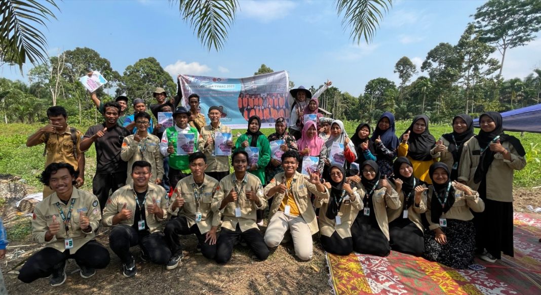Tingkatkan Hasil Panen, Tim PPK Ormawa Tymac UNJA Kenalkan Varietas  dan Cara Budidaya Kacang Tanah
