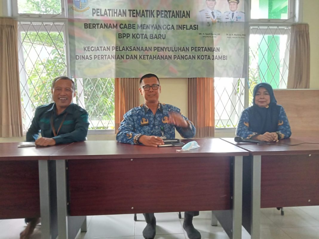 UPT Kementan Bapeltan Jambi Menjadi Narasumber dalam Rangka Peningkatan Kapasitas SDM Pertanian di BPP Kostratani Kota Baru  Provinsi Jambi
