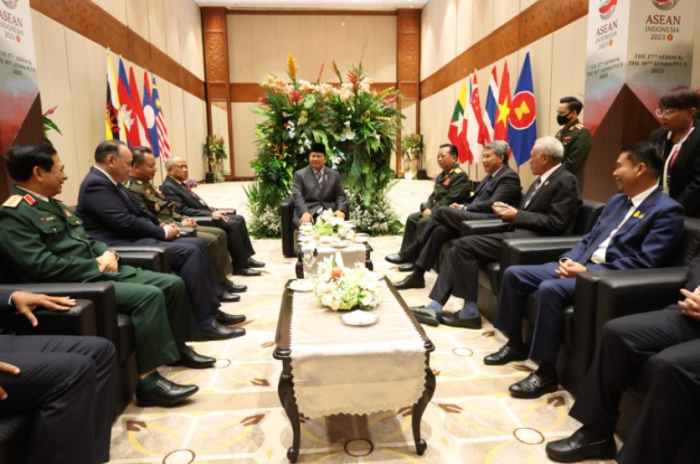 Pimpin Pertemuan Para Menhan Negara Anggota ASEAN Ke-17, Menhan Prabowo Singgung Konflik di Myanmar dan Palestina