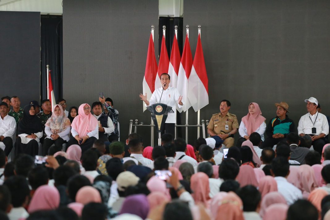 Hadir di Jawa Tengah, Presiden Ajak Petani, Penyuluh dan Babinsa Tingkatkan Produktivitas