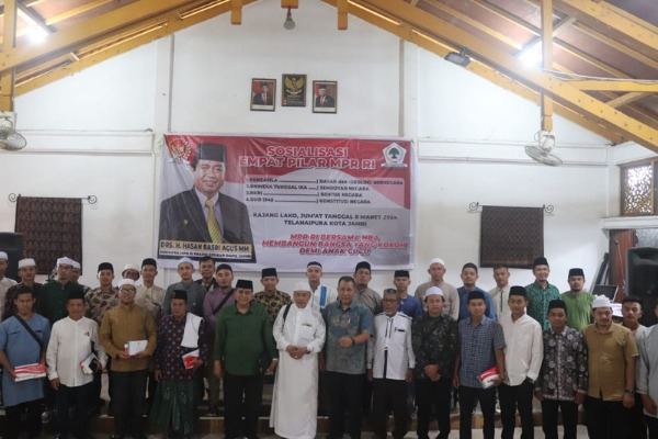 Bersama Marbot Masjid se Kota Jambi, HBA Gelar Sosialisasi Empat Pilar