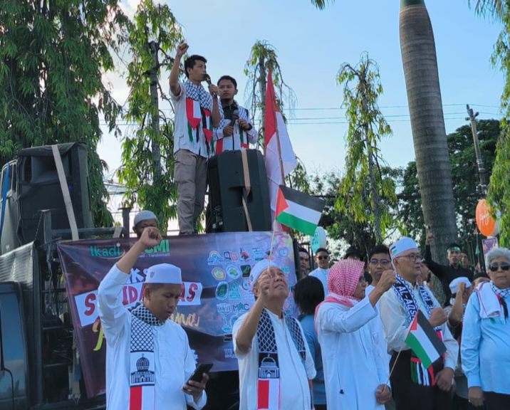 Gelar Aksi Bela Palestina, Ini 5 Poin Pernyataan Sikap Aliansi Ormas di Jambi