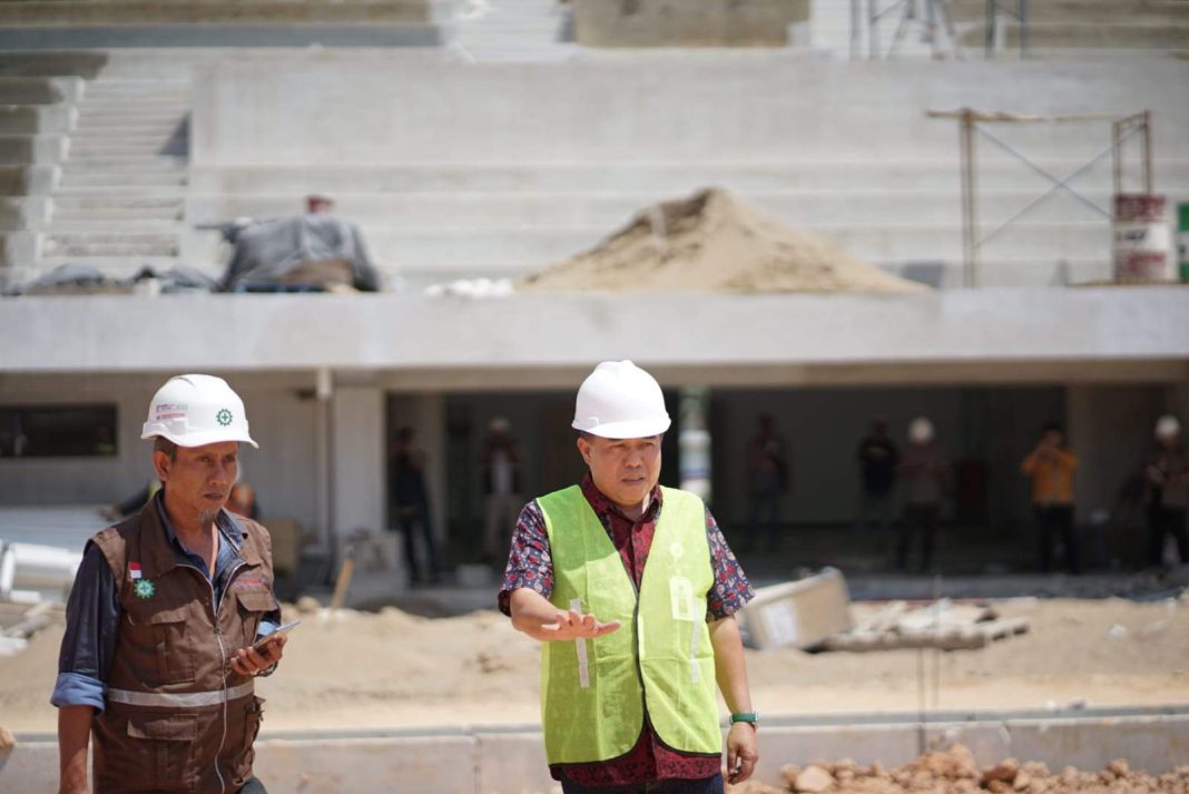 Cek Progres Pembangunan Stadion, Kadis PU Jambi Optimistis Pembangunan Terealisasikan Tepat Waktu