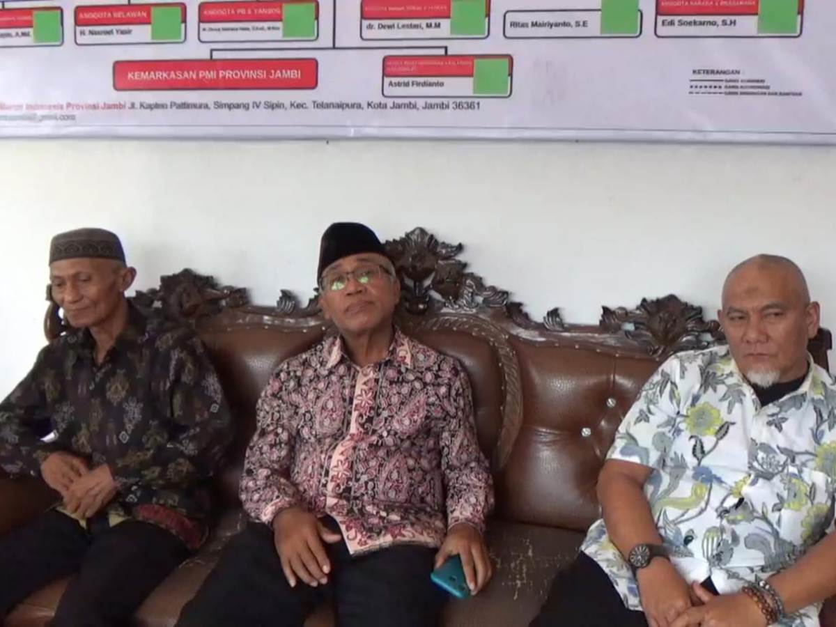 Datangi HBA di Markas PMI, 3 Orang Calon Penerima Satyalancana DDS Asal Jambi Disambut Baik