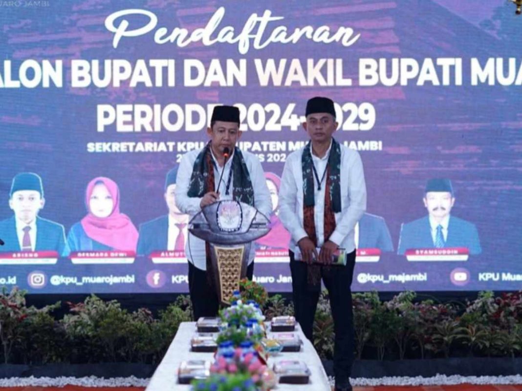 Jadi Pendaftar Pertama di Pilkada Muaro Jambi, Ini 9 Visi yang Diusung BBS-Jun