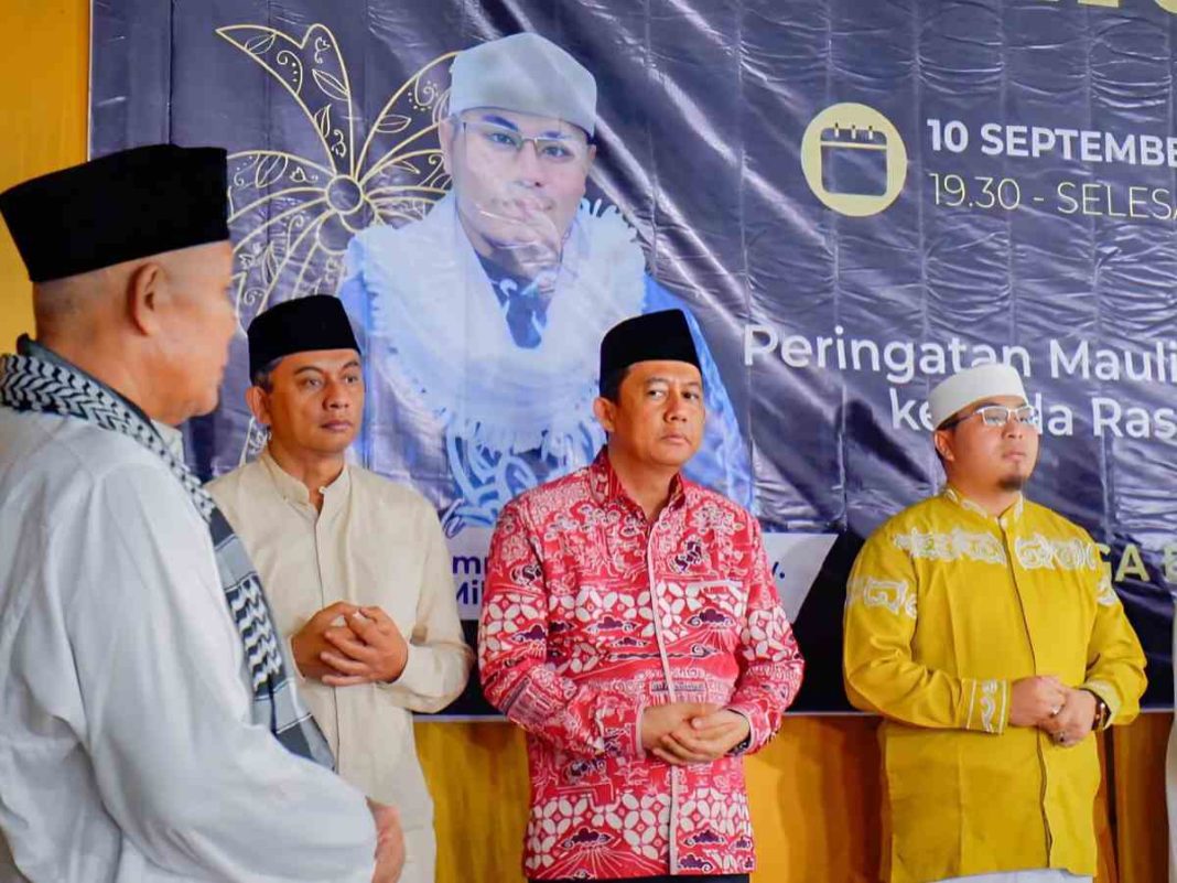 Bersama Jun Mahir, BBS Hadiri Peringatan Maulid Nabi di Desa Suko Awin Jaya