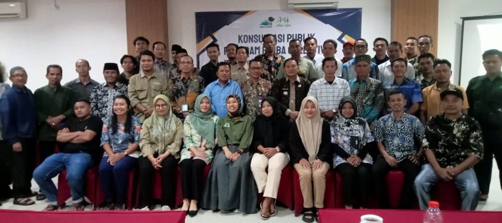 Perkumpulan Alam Hijau dan Lembaga Lainnya Susun Project Description Document (PDD) Program Rimba collective di Kabupaten Merangin, Ini Hasilnya