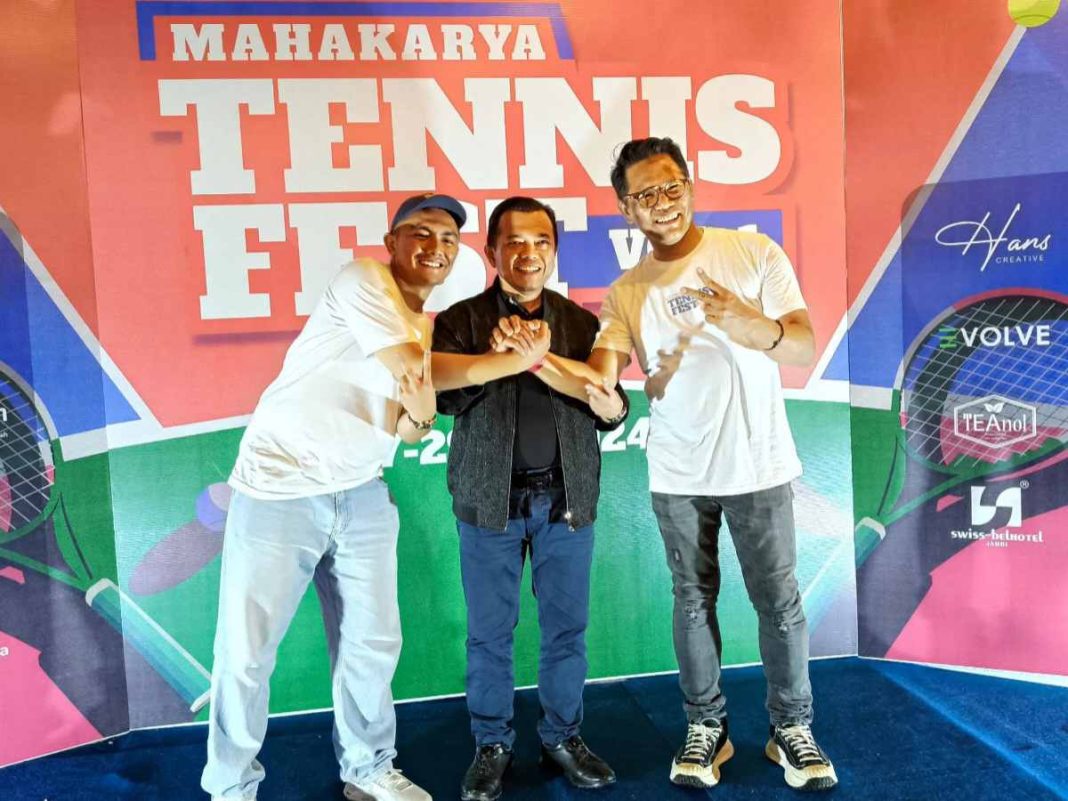 Tutup Mahakarya Tenis Fest Vol 1, Al Haris Bangga dan Dorong Anak Muda Jambi Berkarya