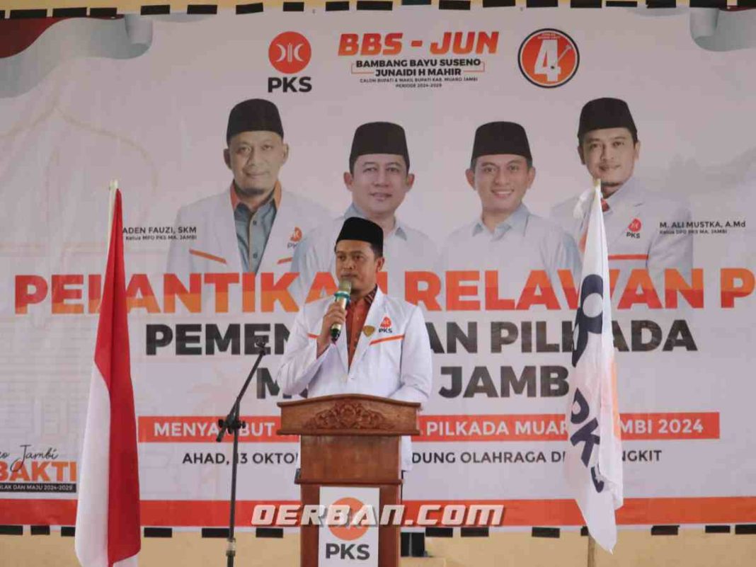 Lantik Ratusan Tim Relawan Kabupaten, PKS Targetkan Sentuh 30 Persen DPT untuk BBS-Jun