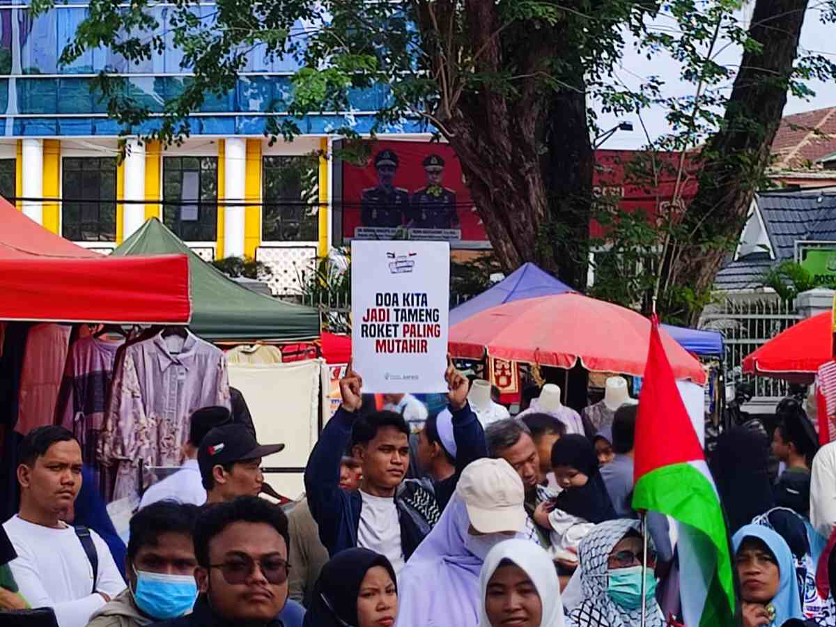 Forum Zakat Jambi Gelar Aksi Solidaritas Dukung Kemerdekaan Palestina dan Galang Dana