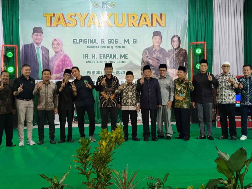 Gelar Tasyakuran, Elpisina dan Erpan Nyatakan Dukung Penuh Haris-Sani