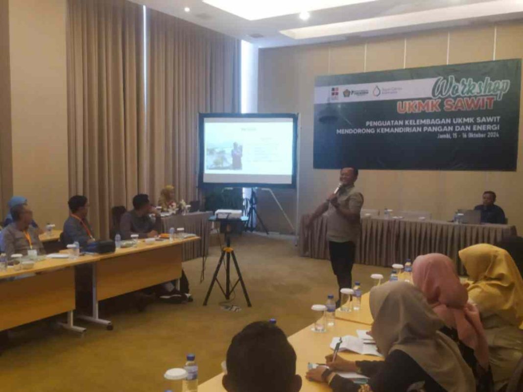 Dukung Pertanian Modern, UPT Kementan di Jambi Hadiri Workshop Usaha Kecil Mikro Koperasi (UKMK) Sawit