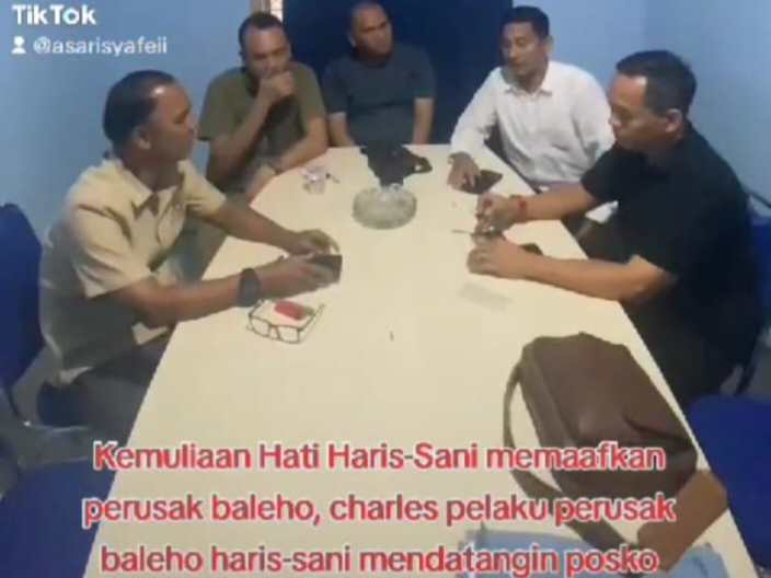 Haris-Sani Maafkan Perusak Baliho yang Dilakukan Tim RH