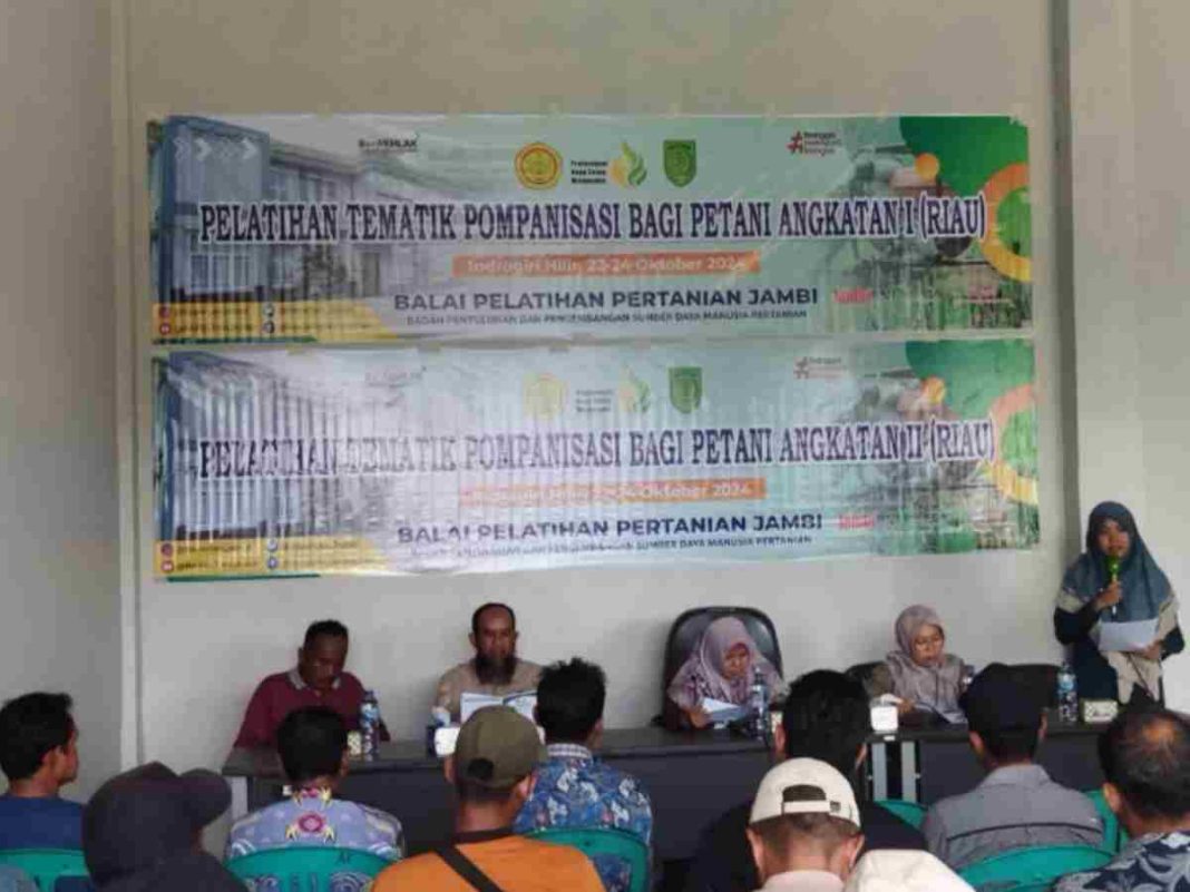 Maksimalkan Pompanisasi untuk Lahan Pertanian, UPT Kementan Buka Dua Pelatihan Tematik di Riau