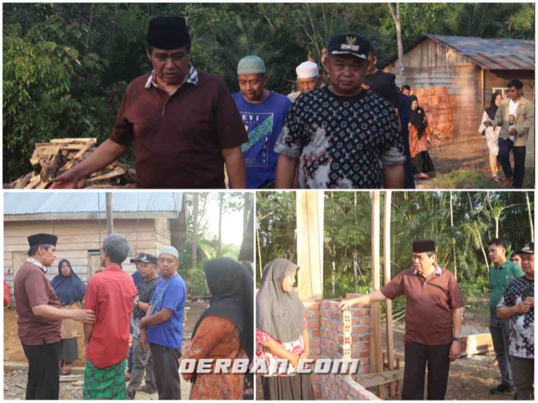 Usai Ditetapkan Duduk di Komisi VIII Lagi, HBA Tinjau Program Aspirasi Bedah Rumah di Muara Lati Sarolangun