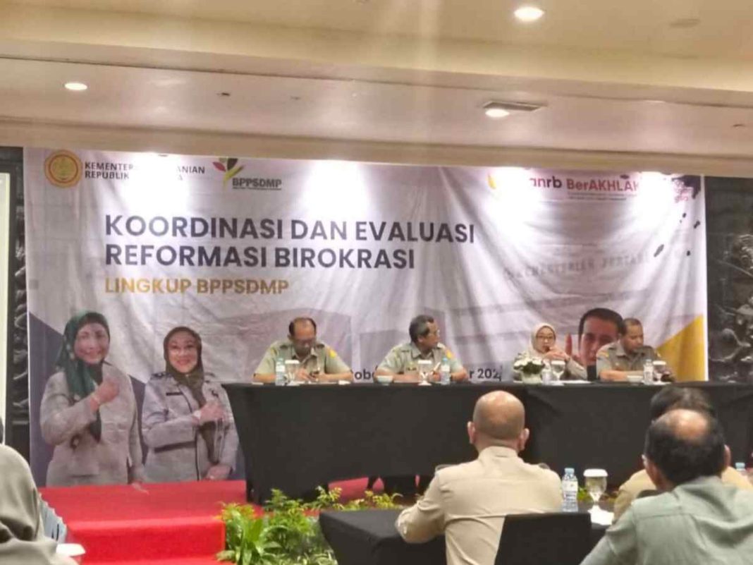 Gelar Evaluasi Reformasi Birokrasi, BPPSDMP Kementan Tingkatkan Efisiensi dan Efektivitas Pelayanan Publik