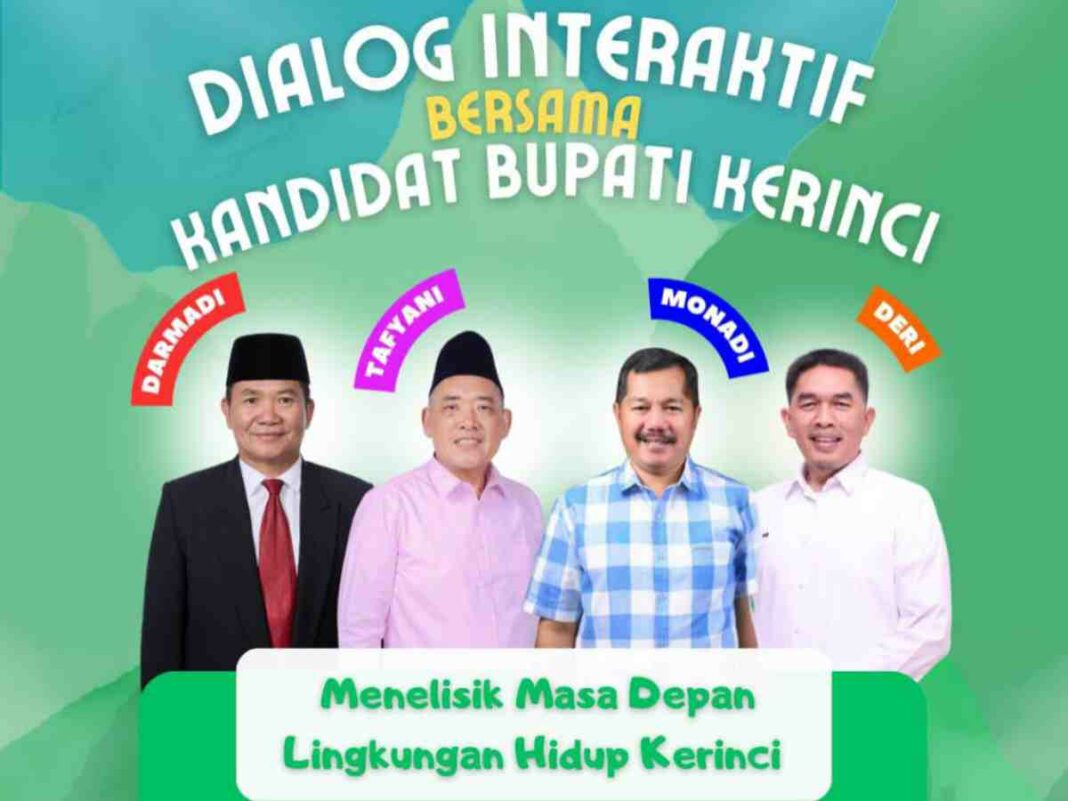 Forest Guardian Gelar Dialog Interaktif Bersama Calon Bupati Kerinci, Bahas Masa Depan Lingkungan