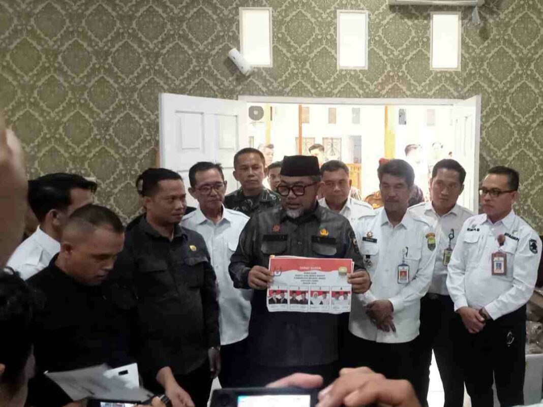 Pjs Gubernur Sudirman Pantau Persiapan Pilkada Serentak Tahun 2024 di Muaro Jambi