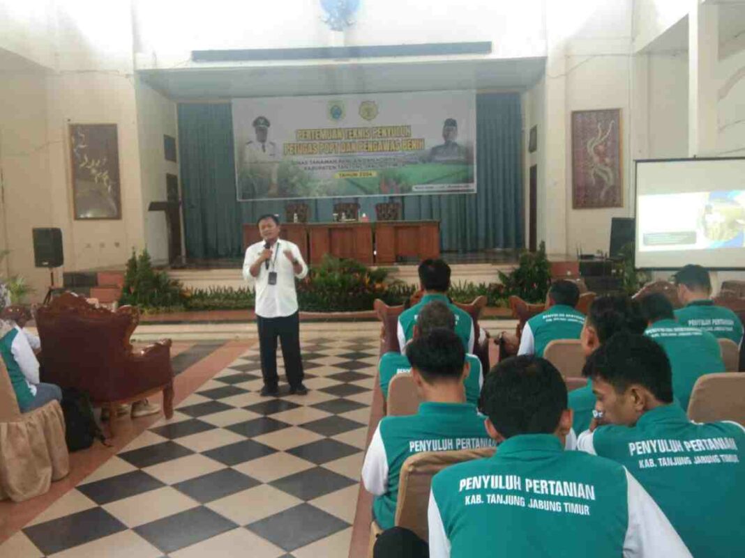 UPT Kementan Hadiri Temu Teknis Penyuluh Kabupaten Tanjung Jabung Timur