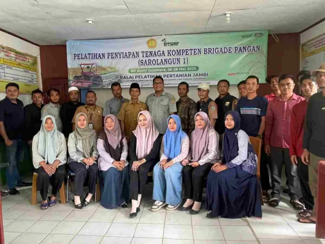 Bapeltan Jambi Gelar Pelatihan Tenaga Kompeten Brigade Pangan di Kabupaten Sarolangun