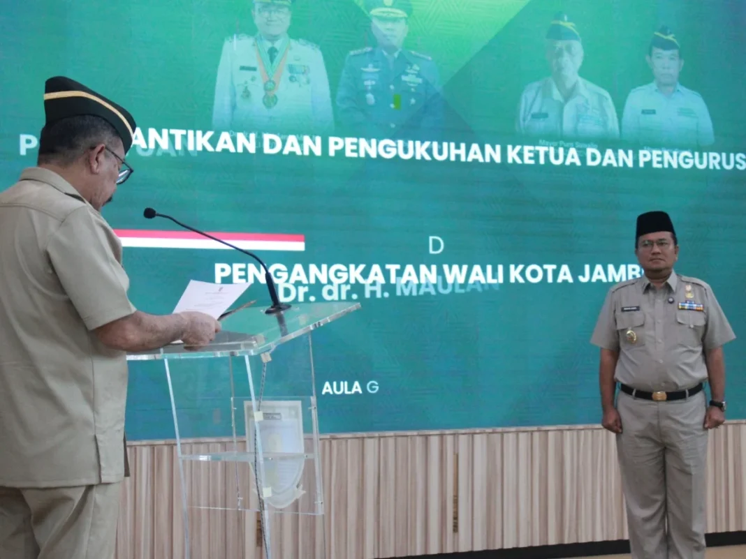 Wagub Sani Hadiri Pelantikan PPAD Kota Jambi, Tekankan Komitmen Jaga Keutuhan NKRI