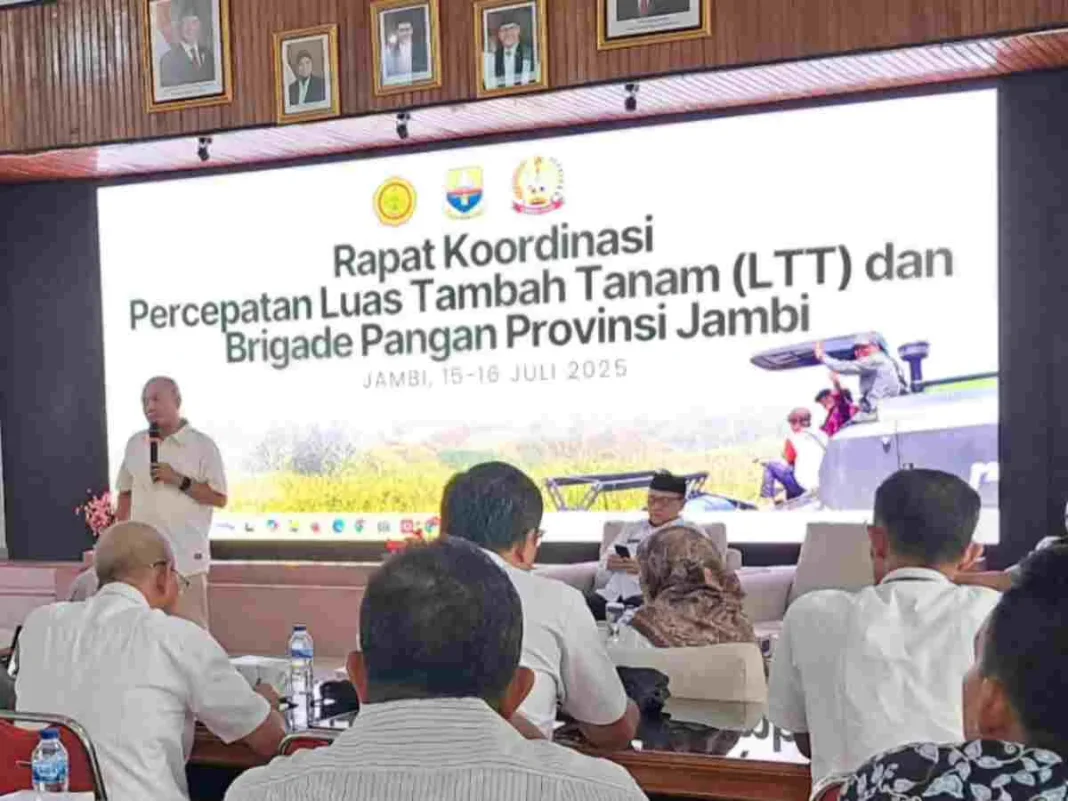 Rakor LTT dan Brigade Pangan Provinsi Jambi Dorong Sinergi Capai Target Swasembada Nasional