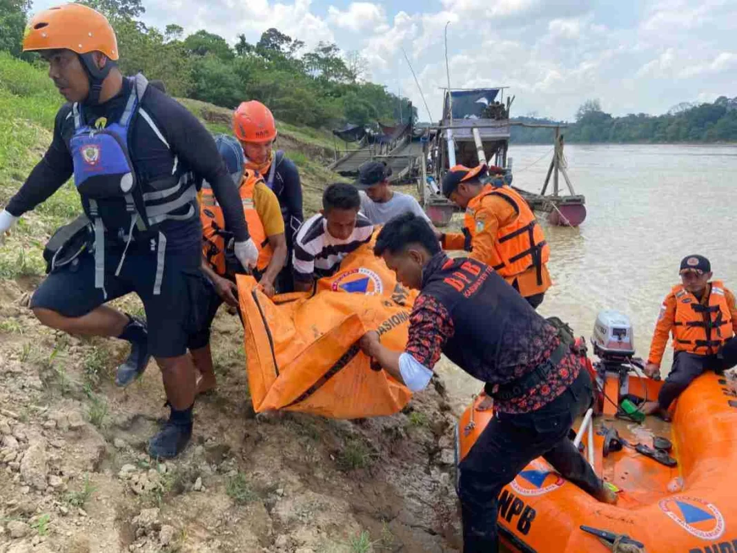 Remaja Tenggelam di Sungai Batanghari Kabupaten Tebo Ditemukan Tewas 5 Km dari Lokasi Kejadian