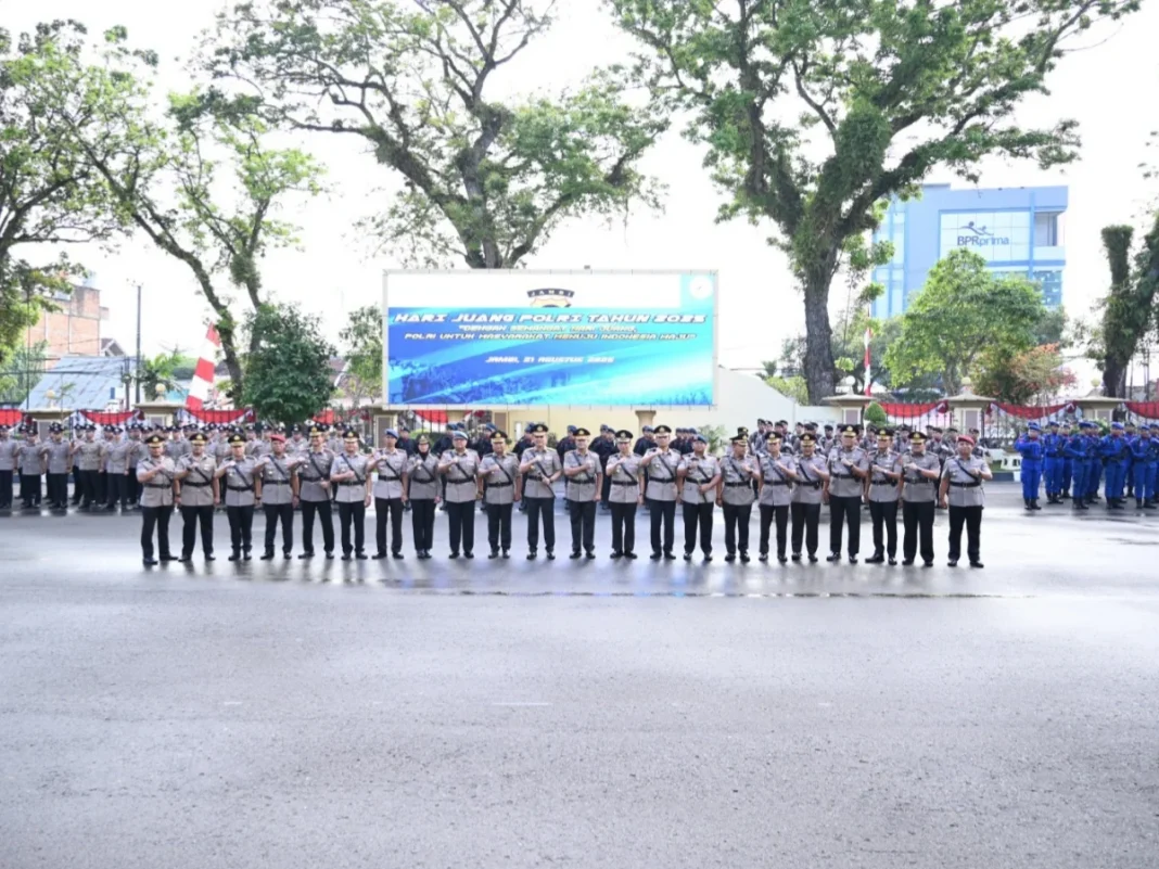 Polda Jambi Gelar Upacara Hari Juang Polri 2025, Kapolda Tekankan Integritas dan Profesionalisme