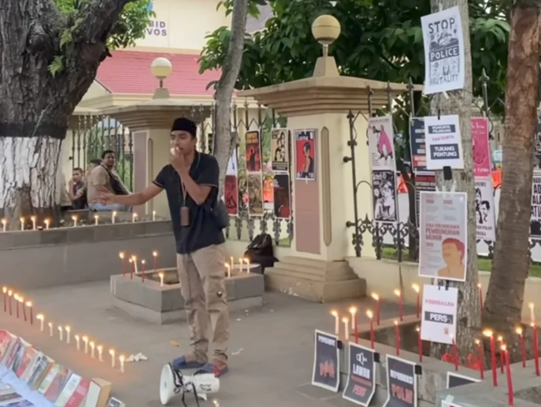 Hari ke-18 Matinya Kebebasan Pers, Aksi “September Hitam” Digelar di Polda Jambi