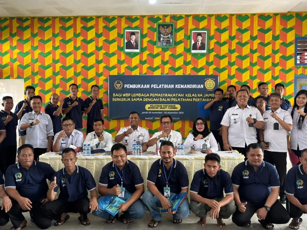 Pelatihan bagi Warga Pemasyarakatan Kelas II A Jambi Bekerjasama dengan Balai Pelatihan Pertanian