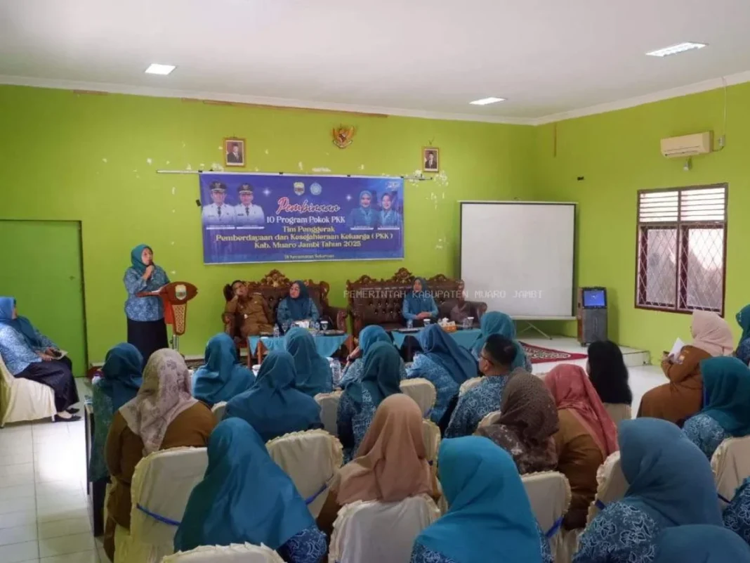 TP PKK Muaro Jambi Gelar Pembinaan Terpadu di Kecamatan Sekernan