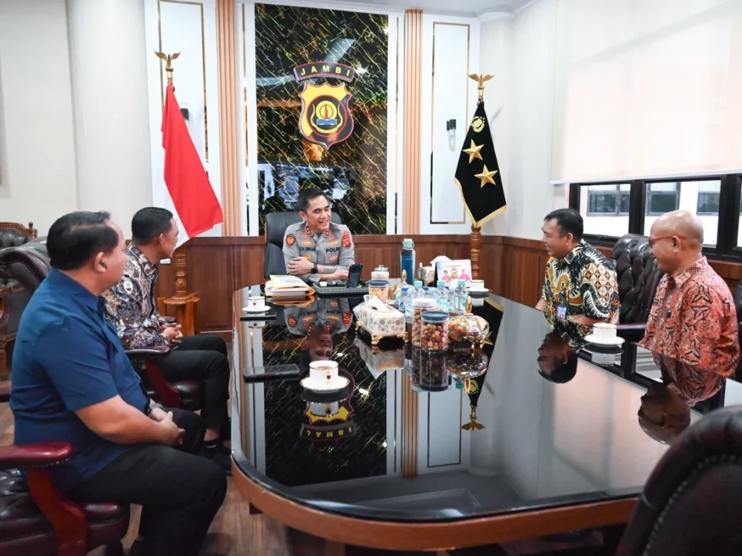 Kapolda Jambi Terima Silaturahmi Kepala BNNP Jambi, Perkuat Sinergi Pemberantasan Narkotika