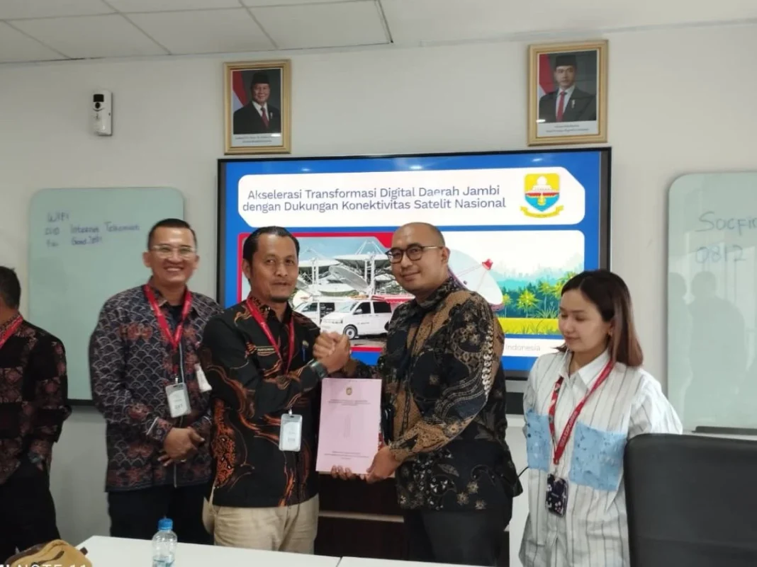Perkuat Konektivitas Daerah, Diskominfo se-Provinsi Jambi Ikuti Sosialisasi Satelit Nasional Merah Putih