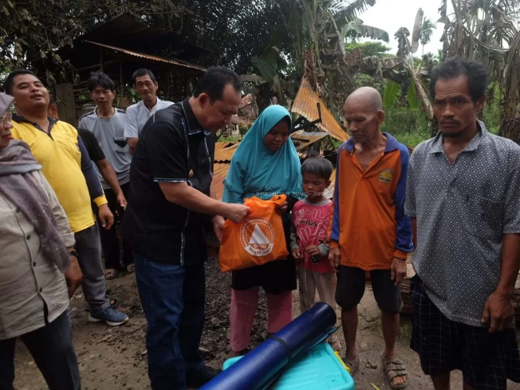 Pemkab Muaro Jambi Siapkan Upaya Pemulihan Pasca Kebakaran di Talang Kerinci