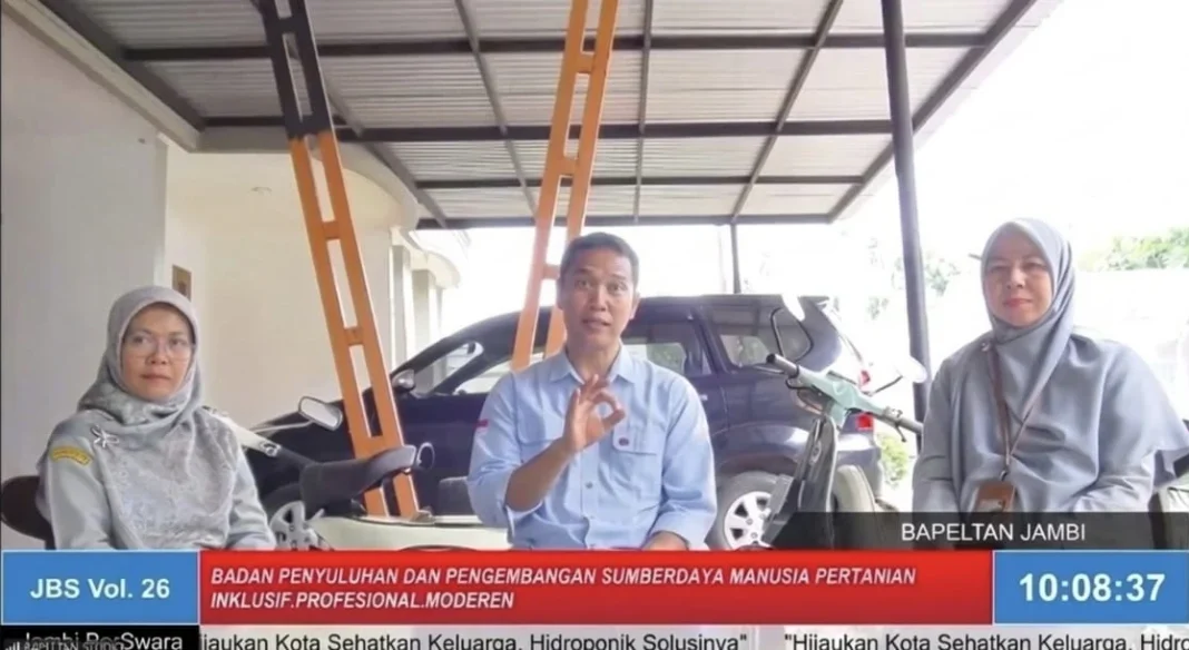 Bapeltan Jambi Gelar Jambi Berswara Volume 26, Bahas Urban Farming Melalui Hidroponik