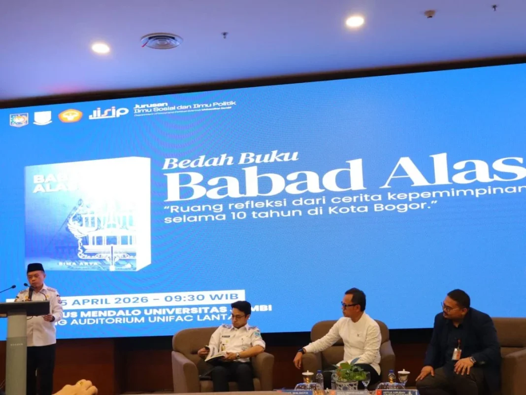 Gubernur Al Haris Hadiri Bedah Buku Babad Alas, karya Autobiografi-Reflektif Wamendagri Bima Arya Sugiarto